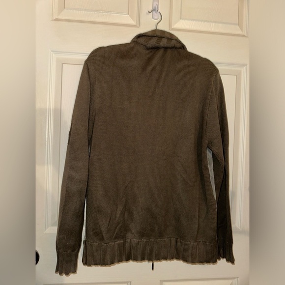 4YOU men’s knit and pig leather jacket M fall winter contemporary - Picture 6 of 9